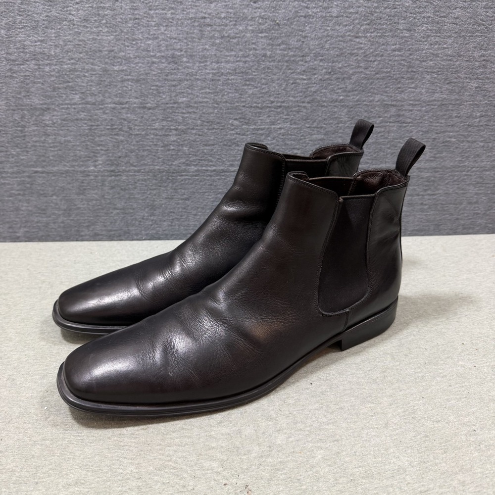 To Boot New York Chelsea Boots 12 Black Leather Italy Adam Derrick Mens 8150